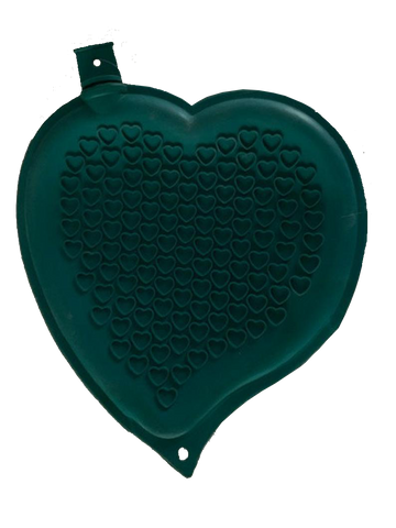 Sänger Heart-shaped Hot Water Bottle-TURQUOISE-made in Germany