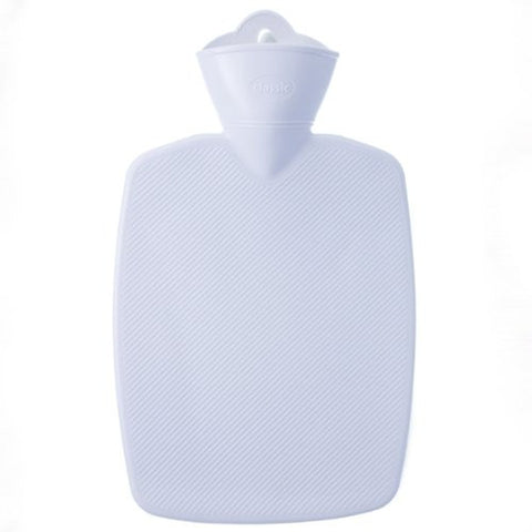 Warm Tradition IVORY WHITE Classic Hot Water Bottle - Made in Germany