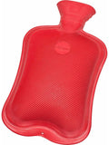 Sänger Rubber Hot Water Bottle - Made in Germany - 2 Litres (Red)