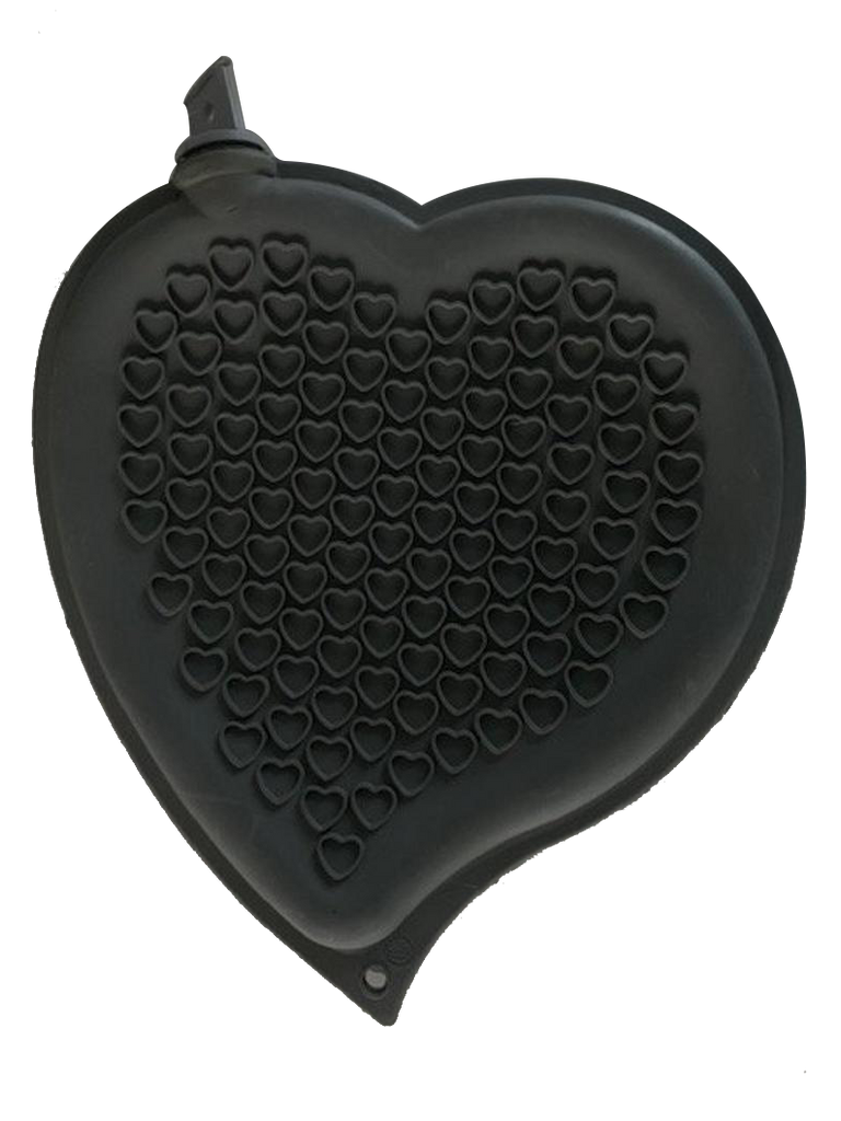 Sänger Heart-shaped Hot Water Bottle-GRAY-made in Germany