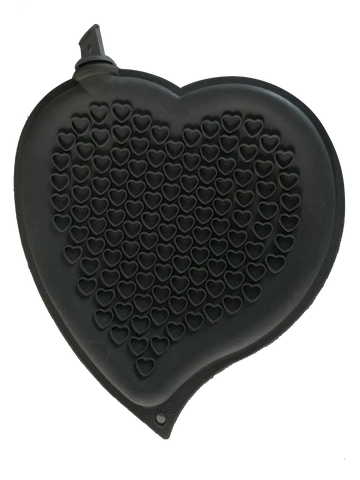 Sänger Heart-shaped Hot Water Bottle-GRAY-made in Germany