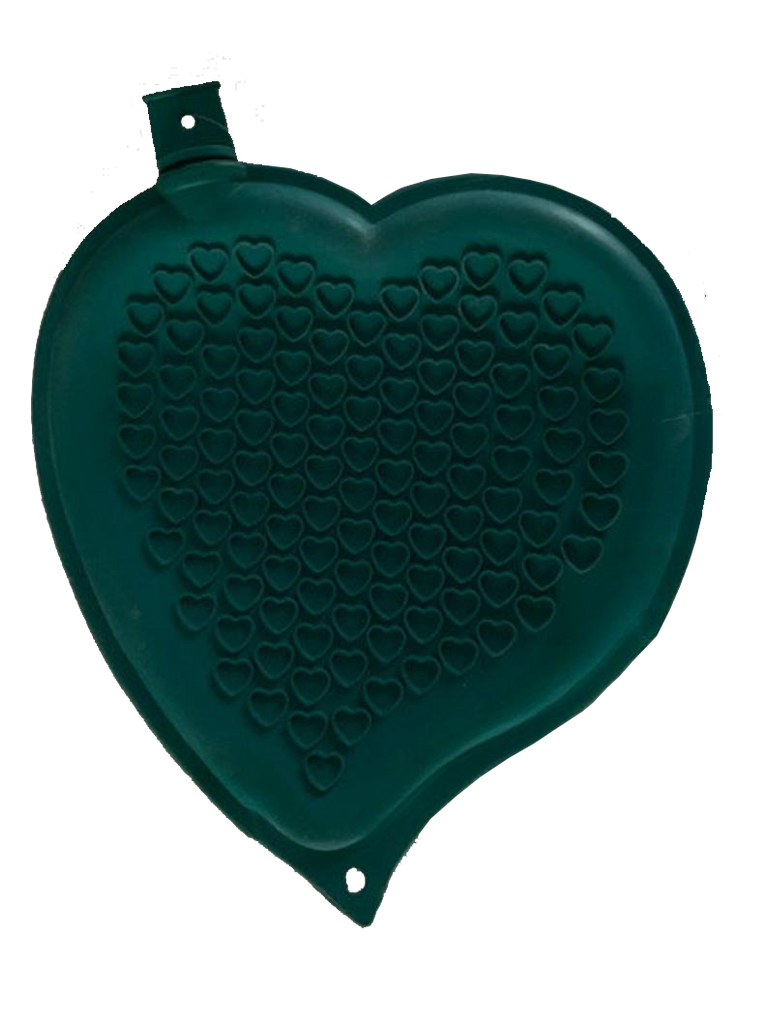 Sänger Heart-shaped Hot Water Bottle-TURQUOISE-made in Germany