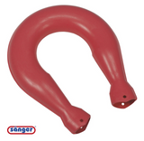SANGER Neck hot water bottle with velour cover, blackberry