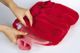 SANGER Foot Warmer Hot Water Bottle in Red - Made in Germany