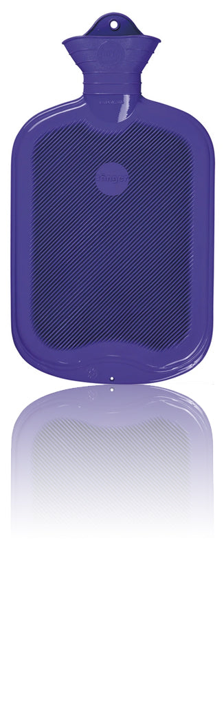 Sänger Rubber Hot Water Bottle - Made in Germany - 2 Litres (Purple)